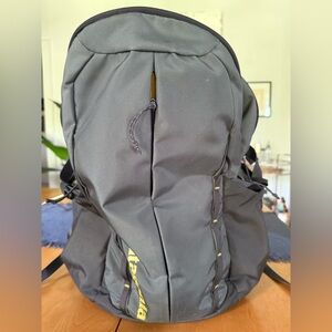 Patagonia Gray Backpack with Yellow Accents - 28 L